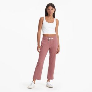 Vuori Halo straight leg pant in Marsala Heather